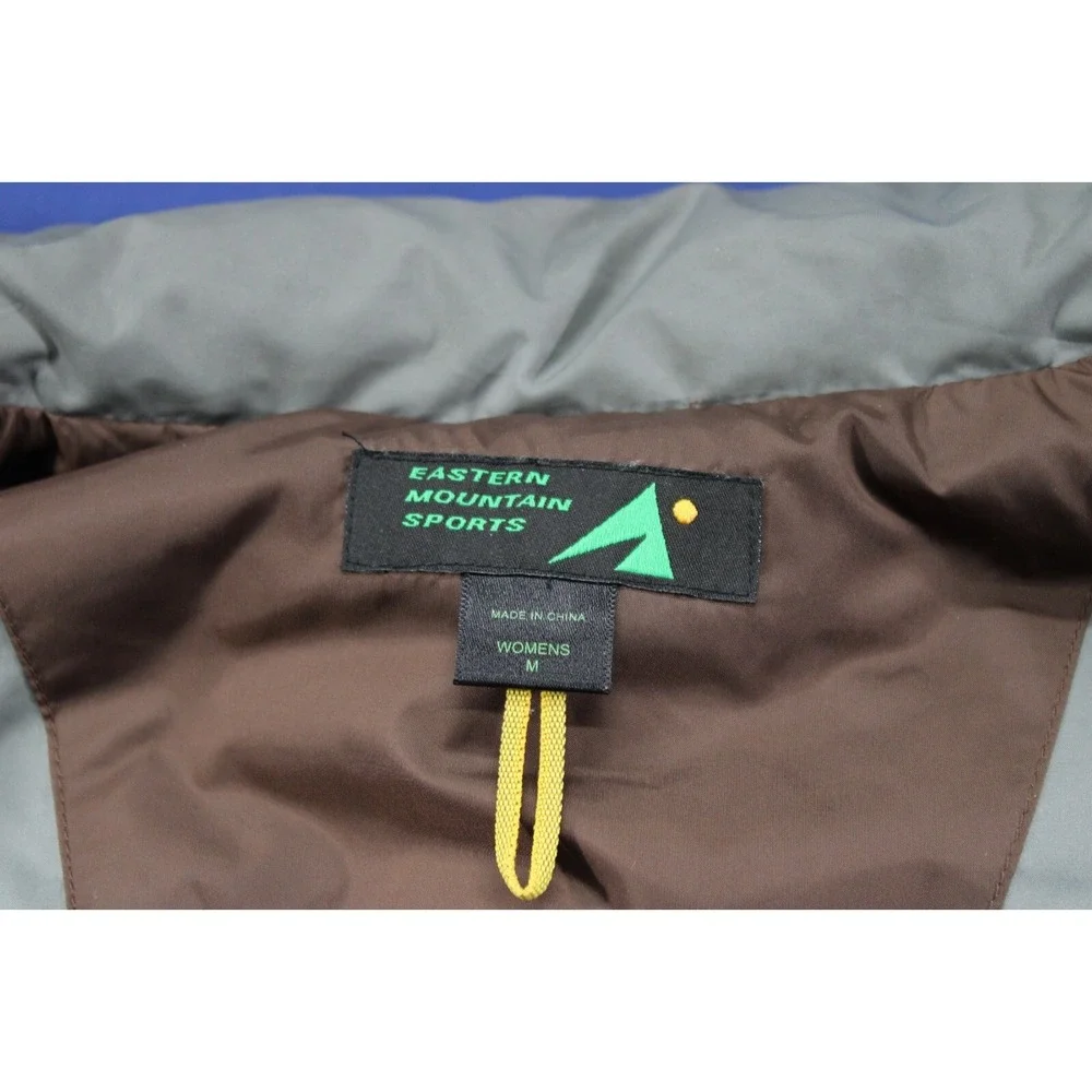 Eastern Mountain Outdoors Goose Down Puffer Vest Brown Size‎ Medium Womens